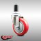 Service Caster 4 Inch 316SS Red Polyurethane Wheel Swivel 1-1/4 Inch Expanding Stem Caster SCC-SS316EX20S414-PPUB-RED-114 - alternate 2